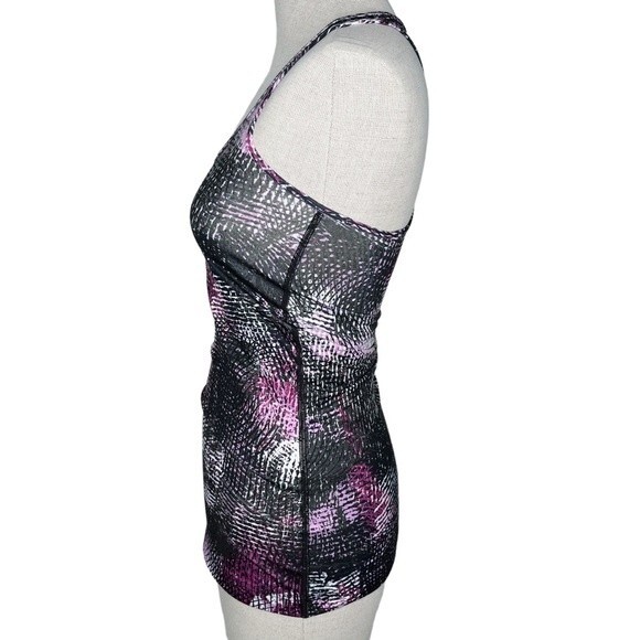 Lululemon Cool Racerback Tank sz 4 * SeaWheeze 2016 Mo Money Light Up Lilac CRB - Picture 4 of 7